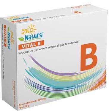 Vitamina B Complex – Tutte le Vitamine B con Qualità Testata Vitamine B1, B2, B3, B5, B6, B8, B9 e B12, con Biotina, Acido Folico, Piridossina, Niacina – Vital B - 40 Compresse