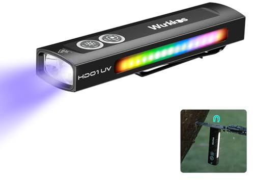 Wurkkos HD01 UV-ficklampa 1200 Lumens Uppladdningsbar LED-ficklampa
