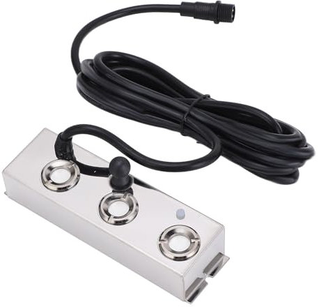 Yanmis Nebulizador Ultrasónico de 3 Cabezales, Generador de Niebla Ultrasónico a Prueba de Agua IP67 de 4,5 L por Hora, Humidificador Ultrasónico con Cable de 3 Metros, para Estanque,