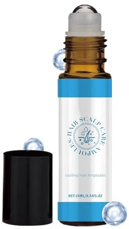 Huile Capillaire Anti-Chute - 10ml Huile Stimulante pour les Racines de Cheveux en Roll-on,Soin Épaississant Nourrissant Non Grasse pour Hommes Femmes