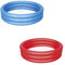 Bestway 51025-17 Splash and Play Three Ring Play Paddling Pool - Multi-Colour, 1.22 m x 25 cm