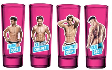 SV SURPRISEZ-VOUS - VERRE SHOOTER MODÈLE HOMME 75ML ROSE