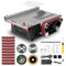300W Mini Table Saw with Belt Sander,Small Bench Saw for Woodworking with 4 Types of Blades,10 Replacement Sanding Belts,Table Saws & Mini Sanding Disc Machine for Handmade DIY Hobby Model