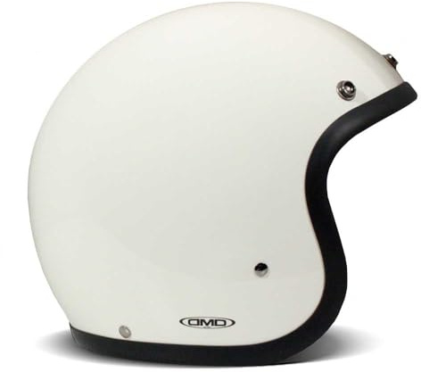 Retro Solid Cream Open Face Helm Jethelm Motorradhelm ECE2206