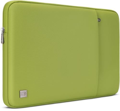 DOMISO Funda para portátil, Funda Protectora para MacBook Air de 14 Pulgadas, y para portátiles HP, DELL, ASUS y Lenovo de 14 Pulgadas, Funda Protectora para portátil para Mujer,Verde Suave