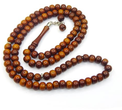 Perlin bönehalsband islam 99 Tasbih muslimskt harts mala muslimska bönpärlor tespih Misbaha koran bön pärlarmband böntillbehör för kvinnor män gåva