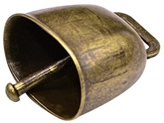 mophrati Campanelli per mucche in stile fattoria classici, accessorio per il richiamo forte di bovini, pecore e cavalli, resistenti e affidabili, che