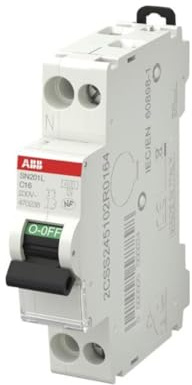 Disjoncteur Ph+N raccordement Vis 16A-4,5Ka