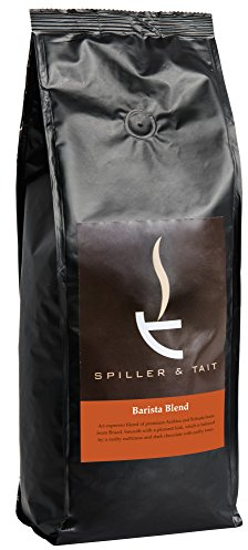 Spiller & Tait Barista Blend Coffee Beans 1kg Bag, Arabica & Robusta Medium Roast Coffee Beans, Ideal for Espresso - Suitable for all Coffee Machines