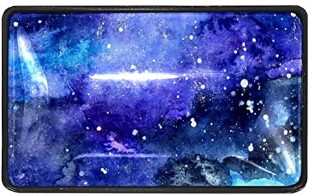 Night Starry Sky Paint Blue Drawer Pull Handle Set of 4 for Dresser Cabinets Wardrobe