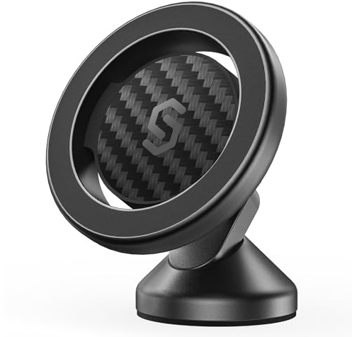 SYNCWIRE Handyhalterung Auto für MagSafe Autohalterung, Flexibler Drehbarer Magnetischer Handyhalter für Armaturenbrett, Starke Magneten Auto Handyhalterung Kompatibel mit iPhone 17 16 Pro Max Samsung