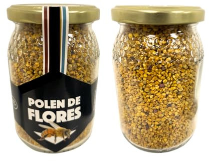 FAMILYCOM Polen de Abeja Natural De nuestras Propias Colmenas. 250gr. Recolectado y Envasado. 100% Puro y Natural.