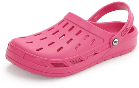 Lakeland Active Women's Coniston Ultra-Breathable Clogs for Summer Holidays and Everyday Use - Hot Pink - 6 UK