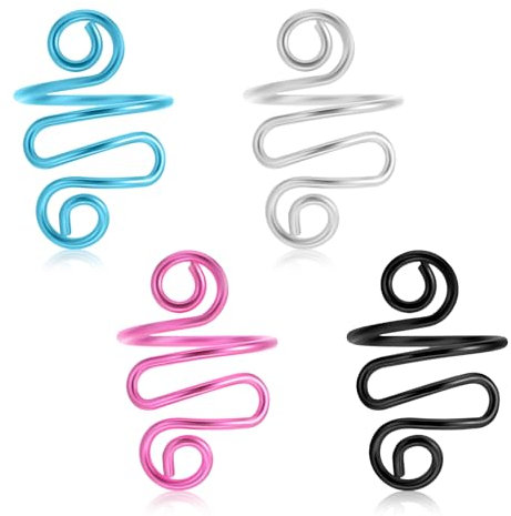 4Stk Häkel Ring Crochet Ring Häkel Zubehör Häkelringe Verstellbare Häkelringe Finger Metall Häkelring Crochet Strickfingerhut Fadenführer Fingerhalter Häkelschlaufenringe Für Häkelmutter Geschenke