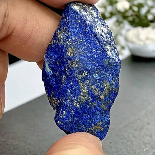 arana's - Pierre de poche LAPISLAZULI brute 3-5 cm - Emportez-la toujours avec vous - Amulette porte-bonheur - Pierres et cristaux naturels curatifs de guérison (Lapislazuli)