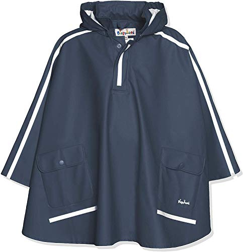 Playshoes Regen-Cape Langer Rücken Unisex Kinder,marine,152