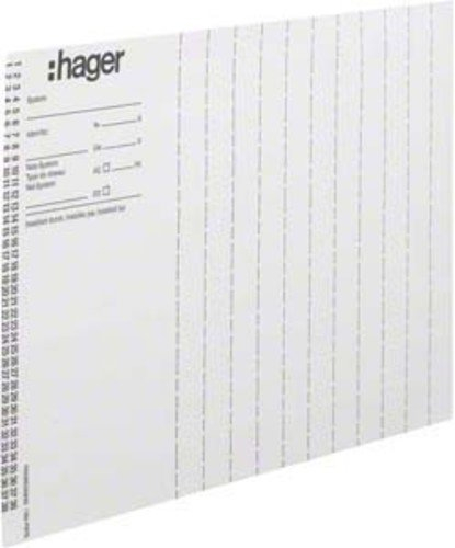 Beschriftungsbögen,uniZ ZZ90B (VE10) 3250617860208 Hager