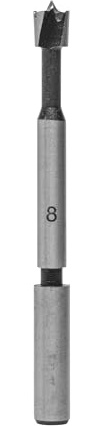 ENT 25020 Forstnerbohrer WS, Schaft (S) 8 mm, Durchmesser (D) 8 mm, L 90 mm