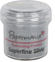 Docrafts PMA 4021011 Embossing-Puder, Super Fein Silber