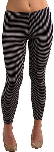 HERMKO 1672005 varma Dam termo-leggings tvärrandig, Größe Damen:40/42 (M), Farbe Ringel:Marine Ringel