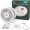 RGH LED Strip mit Bewegungsmelder, 10M Weiß Led Steifen Selbstklebend mit 3 Timing aus Für Schrank,Schlafzimmer,Küche,Treppe, 6000K