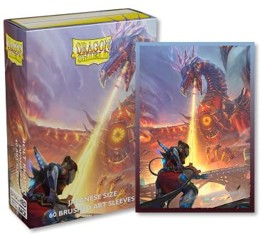Arcane Tinmen Dragon Shield Sleeves– Matte Limited Edition Brushed Art Japanese: Boly Reaper 60CT- Card Sleeves are Smooth & Tough - Compatible with Yugioh & Cardfight Vanguard (AT-12611)