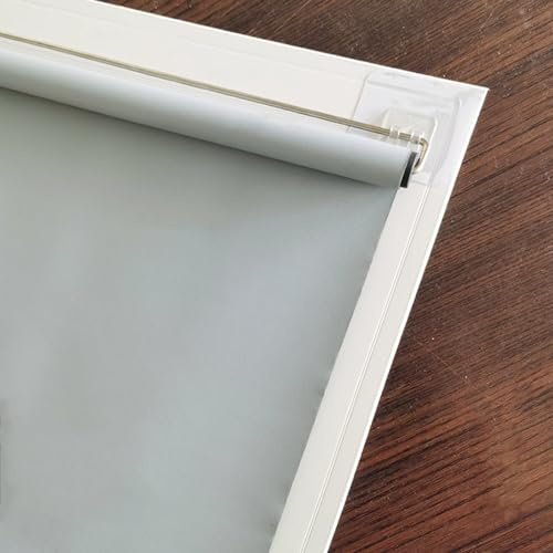 Estor Opaco,Estores Enrollables Sin Taladrar,Protección UV Persiana Enrollable Parasol,Retráctil Portátil Cortina de Sombra,Protección Solar,para Cocina/Oficina,Ancho X Alto (80cm x 200cm)