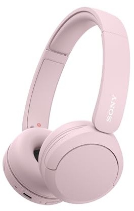Sony WH-CH520 Wireless Headphones Bluetooth On-Ear Headset with Microphone, Pink (Renewed)