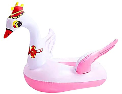 ZesGlyxyr Swan Anello Nuoto, Giocattoli Gonfiabile per Piscina Galleggianti, Galleggiante Anello di Nuoto, Piscina e Giochi d'Acqua Feste Estive in Spiaggia per Bambini e Adulti