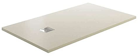GME Ardesia - Plato de ducha extraplano, beige, 70 x 90 cm
