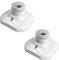E27 Screw Light Bulb Socket Holder, ES Lamp Holder Base, Edison Screw E27 Wall Socket, Ceiling Light Fitting, AC 220-250V, White, 2pcs