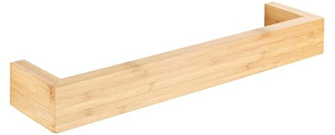 Wenko Barra portasciugamani in bambù, 40 cm, portasciugamani