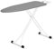 Hibtn Ironing Board, 110 x 30cm - T Leg Design Folding Non Slip Adjustable Height 85-92cm Lightweight Iron Board Rack, Gray