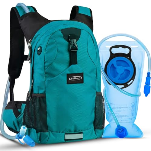 Lunidry Hydration Pack Thermal Insulated Hydration Backpack with 2L BPA Free Leak-Proof Water Bladder, Daypack Perfect for Running, Cycling, Hiking, Climbing-Keep Liquids Cool for Up to 4 Hours