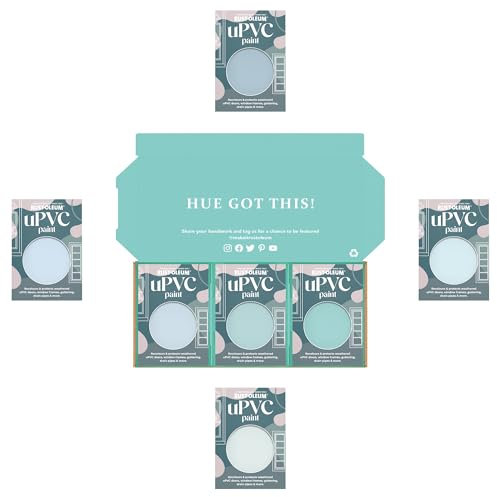 Rust-Oleum uPVC Paint in Matt Finish – Soft Blues Tester Box