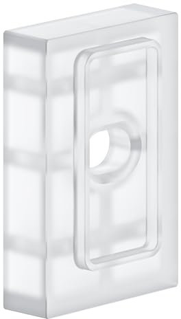 GROHE Vitalio, Ausgleichsscheibe für Duschstangen (Flexible Tiefeneinstellung dank verstellbarer Scheibe, einfache Montage, ideal für teils geflieste Bäder, stapelbar), 48606001
