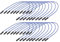 QUARKZMAN Weiblich zu weiblich 1Pin Breadboard Jumper Wire Ribbon Kabel 20cm lang Elektronik Breadboard Ribbon Kabel für Breadboard Elektronikprojekte Packung mit 20, Blau