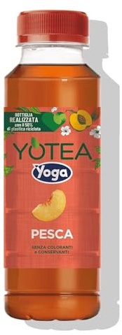 YOGA Yotea The Freddo Gusto Pesca Confezione da 12 Bottiglie Pet da 360 ml