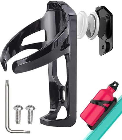 Airtag - Soporte para botella de agua, impermeable, para AirTag Mount GPS, oculto, antirrobo, soporte para botella de bicicleta con herramienta de tornillo de seguridad, soporte universal para tazas
