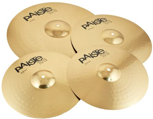 Paiste 101 Brass Cymbal Set Universal 14 HiHat, 16 Crash, 20 Ride - Cymbal Set
