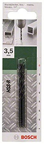 Bosch 2609255006 Metal Drill Bits HSS-R with Diameter 3.5mm
