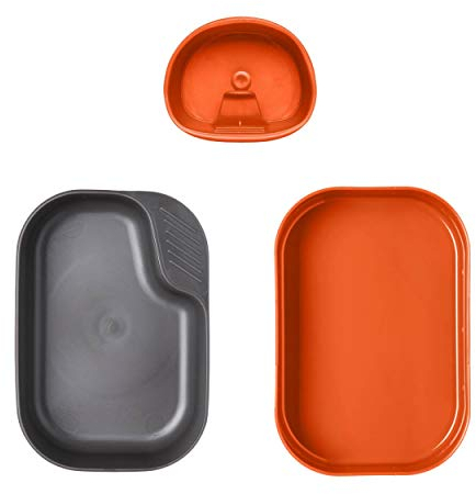 Wildo Camp-a-box - assiettes - Basic orange
