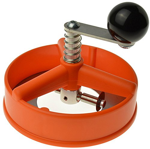 Enterprise Products CIRCLE CUTTER 45mm, DIY Paper or Lightweight Fabrics Craft Cutting Tool for 45mm Badge Making with Adjustable Blade Centre and Perspex Cutting Board