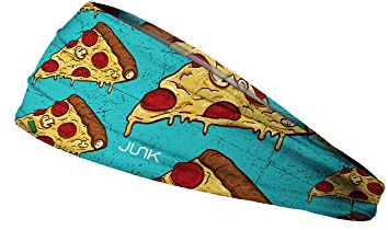 JUNK Brands Big Bang Lite Headband - Moisture-Wicking, Performance Fabric, Non-Slip, Sports Sweatband for Men & Women - One Size - Cheesy Affection
