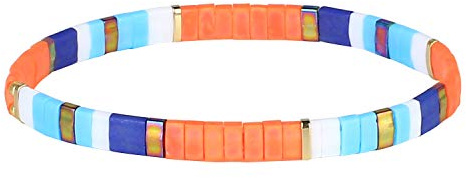 KELITCH Bracelets Extensibles Bracelets De Perles De graines De Tila Mixtes Bijoux Chanceux pour Femmes Amoureux