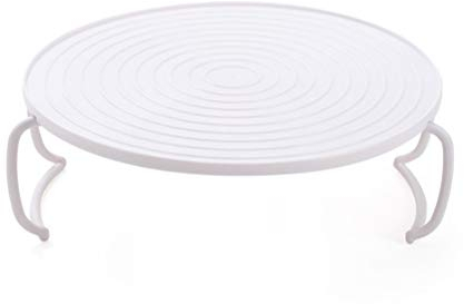 Microwave Plate Stacker Grill Rack Microwave Tray Plastic Baking Oven Tray Microwave Rack for Bacon Frozen Snacks Cooking Supplies