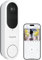Reolink Videocitofono WiFi 2,4/5 GHz, Telecamera 2K a Batteria o Filo, Angolo 150°x150°, Audio Bidirezionale, Rilevamento Persone/Veicoli/Pacchi, Campanello (Chime Non Incluso)