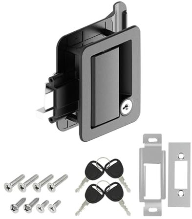 Serrure de porte RV manuelle camping-car camping-car extérieur serrure supplémentaire remorque de voyage caravane entrée cheval RV serrures de porte de sécurité Australie 1 pièces