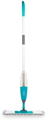 Beldray Trapeador en Aerosol Anti-bac, Limpiador de Suelos Duros 3 en 1, Polvo, Exfoliante y Pulido, Almohadillas Lavables a máquina, tratado con piritiona de Zinc, Tanque de Agua Integrado de 640 ml