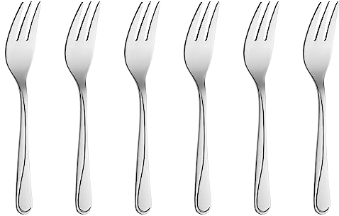 Gerlach Mango Kuchengabel Set Für 6 Personen Spülmaschinenfest Kleine Gabeln Dessertbesteck Essbesteck Aus Edelstahl Elegantes Besteck Tafelbesteck Glänzend Rostfrei 6 Stk